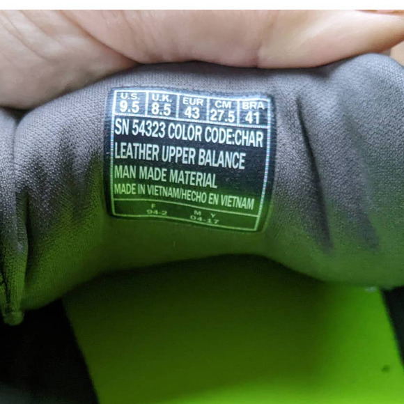 Skechers GOGA MAX Size 9.5 Gray  Mens Leather Sneakers ON-THE-GO Quick Fit 54323 - Picture 10 of 10